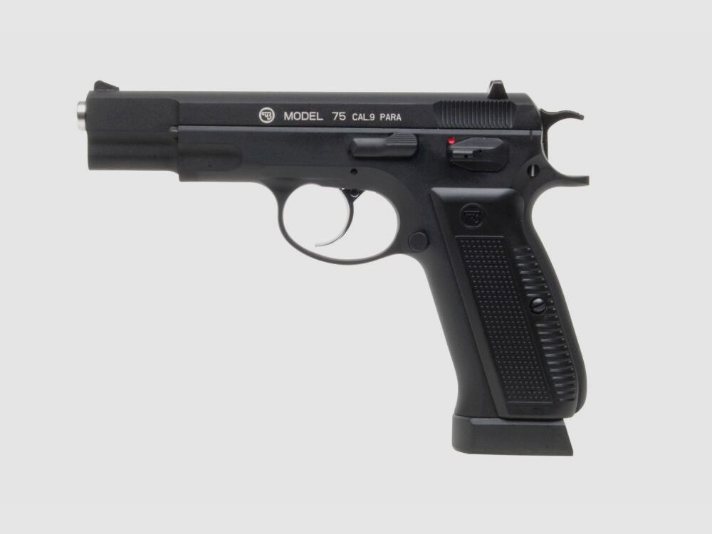 CZ 75 Schwarz 4,5mm BB Druckluft Co2 BlowBack
