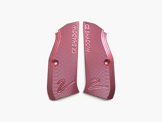 CZ PLAQUES DE POIGNÉE EN ALUMINIUM PINK SHADOW 2