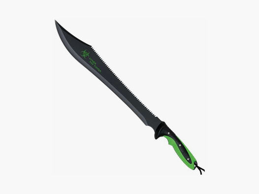 Zombie Dead Macheta 63 cm z zębami piły nóż do cięcia