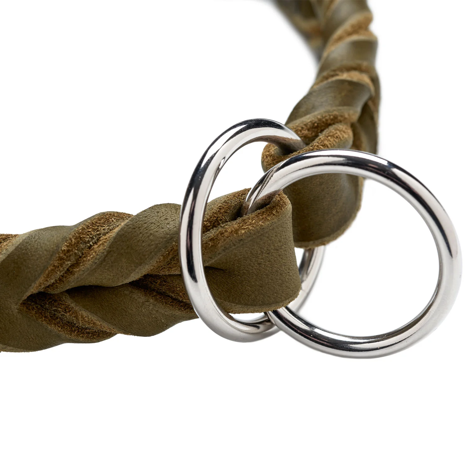 Hunter Collier de Dressage Solid Education en Olive, image 4 sur 6