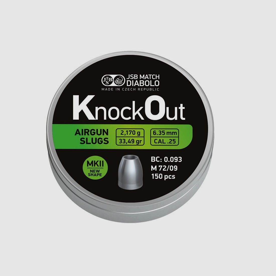 JSB KNOCK OUT MK2 6,35MM DIABOLO