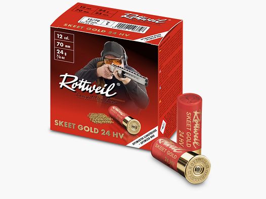 Rottweil Skeet Streu Gold 24HV 12/70, 25 Patronen