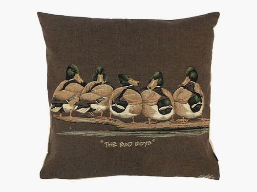 Gobelin Kissen Enten Bad Boys 45x45cm