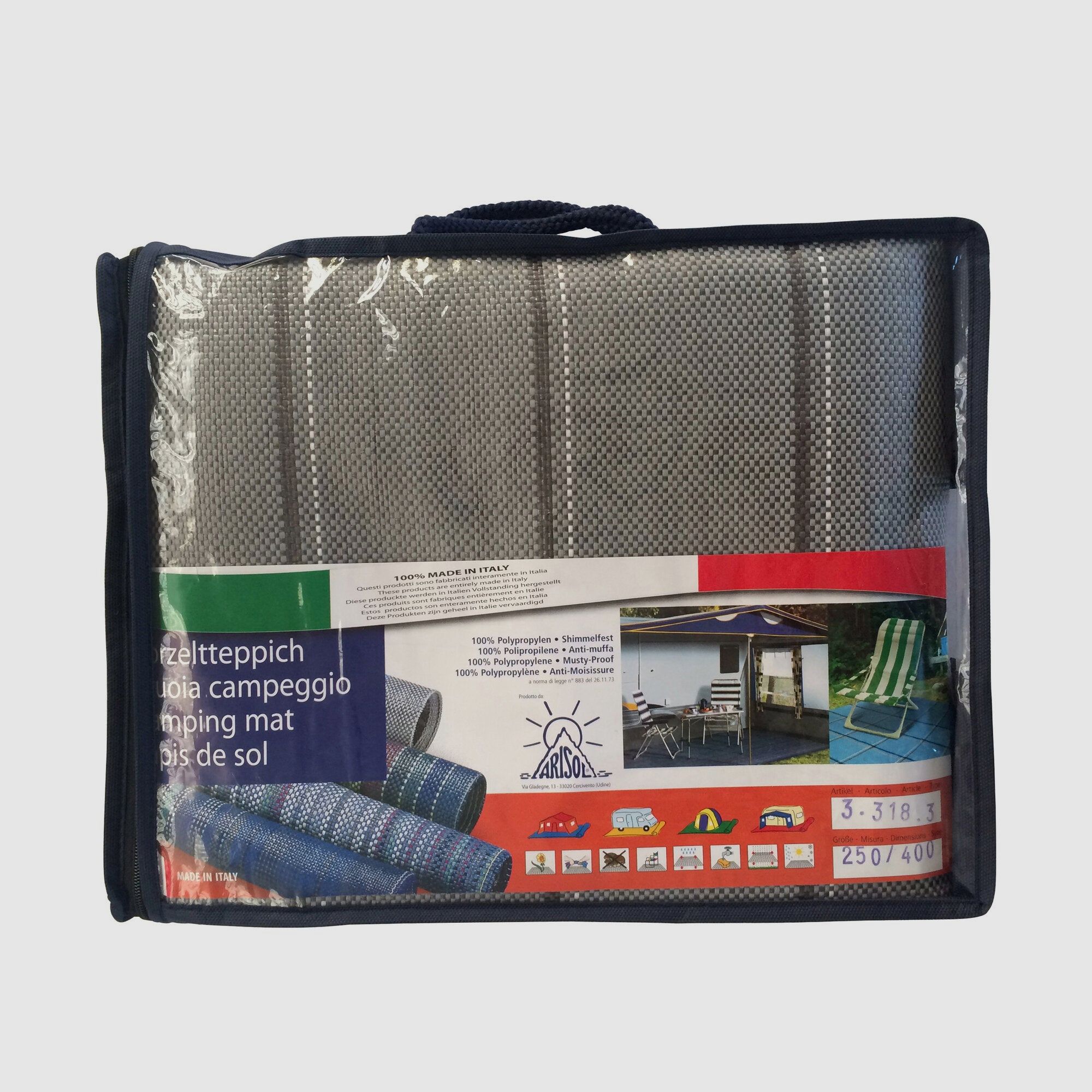 Tappeto da tenda premium grigio, 500 cm, immagine 2 di 2