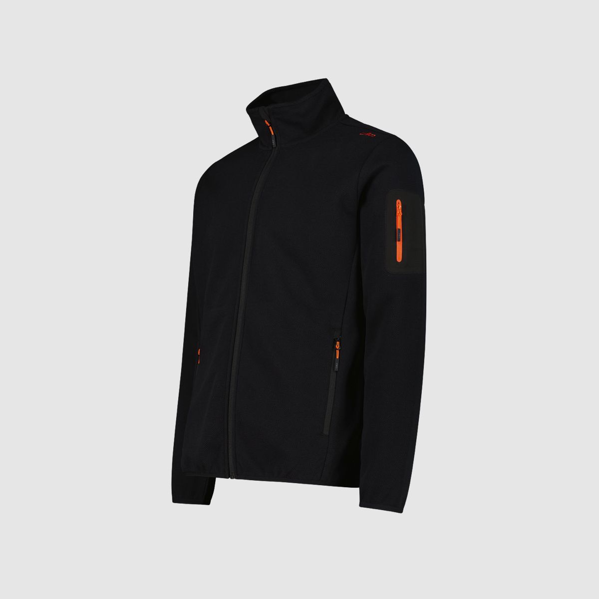 CMP Herren Knit-Tech-Fleece Schwarz