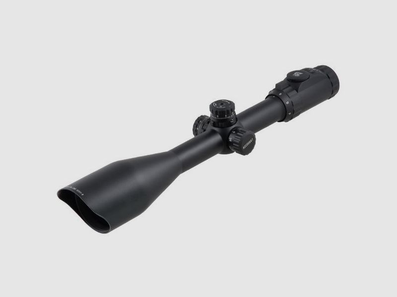 UTG Accushot Zielfernrohr 4-16x56 30 mm, bel. Mil-Dot-Absehen mit Schnellspannmontageringen