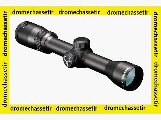Lunette Bushnell TROPHY, grossissement 1,75-4×32, reticule duplex avec cercle