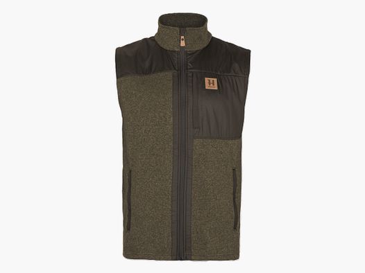 Härkila Kalix Fleece Waistcoat - Willow Green / Shadow Brown