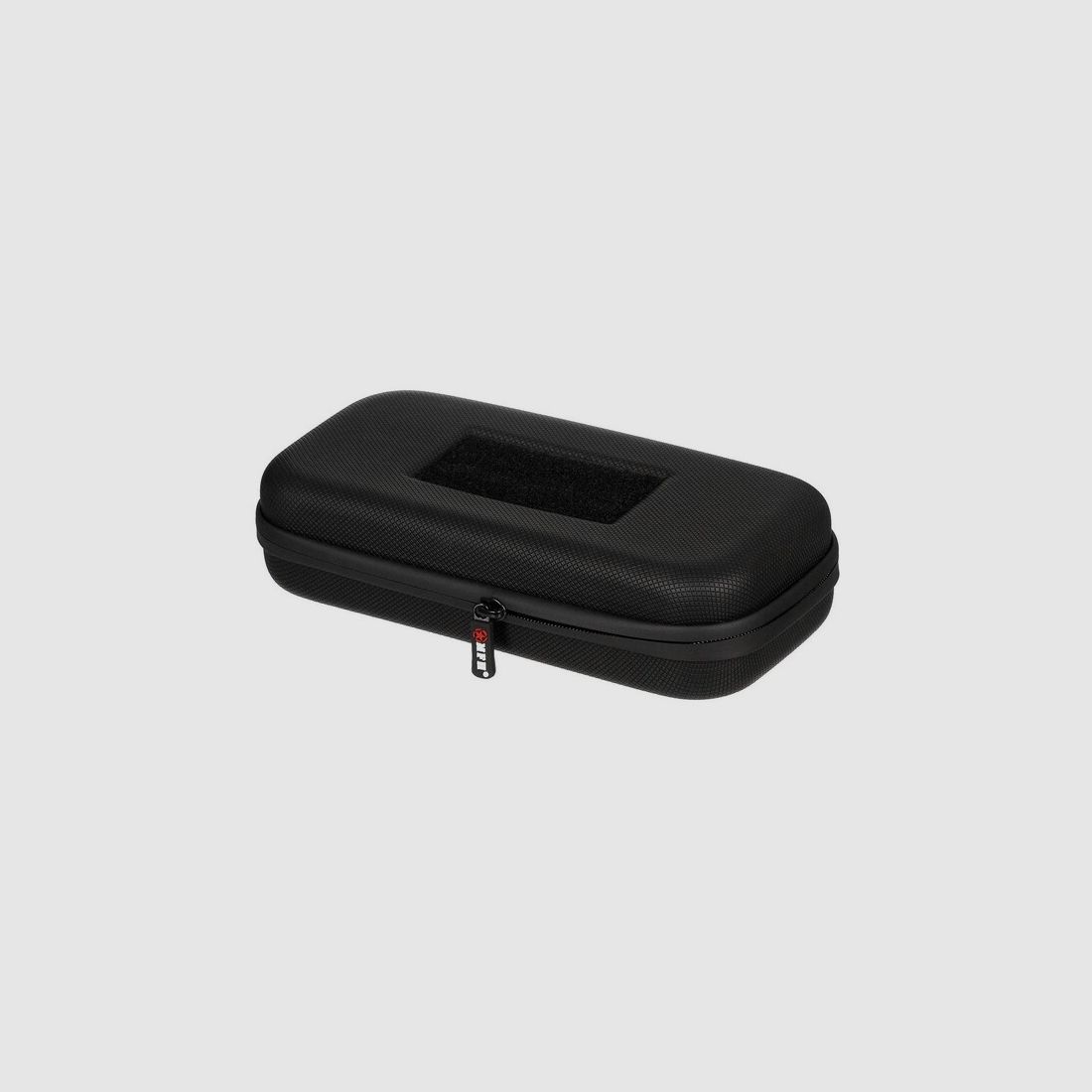 Tasche Hartschale Groß 26 x 12 x 6,5 cm Schwarz mit Klettschlaufen + Innenfach mit Organizer