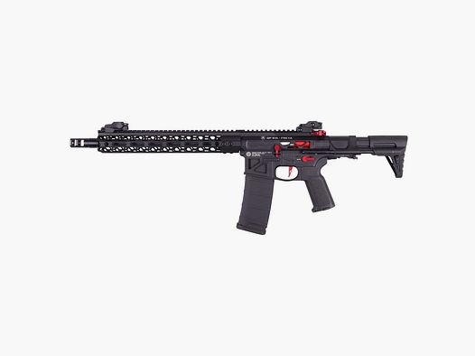 GP R15 FREYA HEXAGON Skeleton 12,5" PDW gen.2 M-LOK Negro/Rojo S-AEG Libre a partir de 18 años -F- | Delta Armory