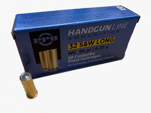 PPU .32S&W LONG L-WC - 6,35G - 50 SCHUSS