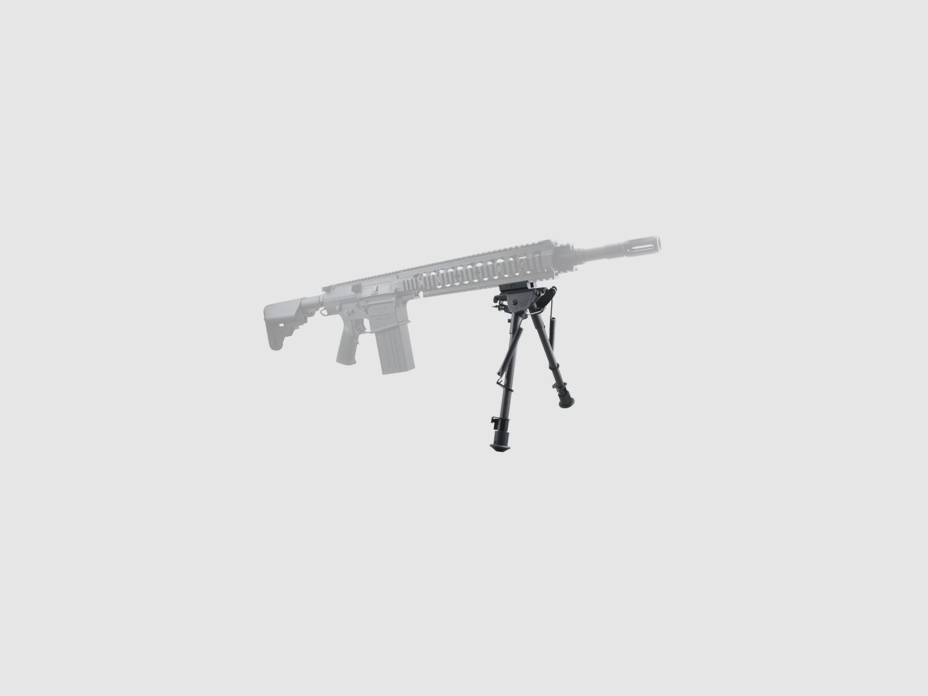 Bipied pour carabine Rokstad Carbon 6N - Grenadière ou rail Weaver - 23-34,5cm, image 10 sur 10