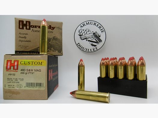 Hornady Lever Evolution 460 S&W Mag 200Grs FTX