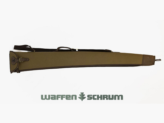 Mjoelner Étui de Chasse pour Fusil Valhalla 134cm - Sable/Marron Doublure en Peau d'Agneau