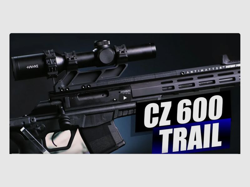 CZ - Carabine à répétition 600 Trail en calibre 7,62x39 avec Antimatters ScopeSwitch ...