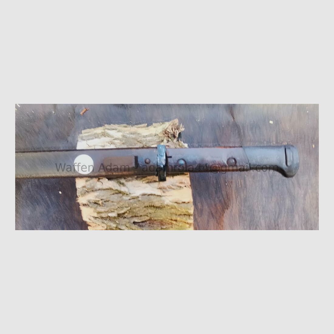 Cz bagnet, czeski S 24 bagnet VZ 24 VZ 24 bez pierścienia wylotowego