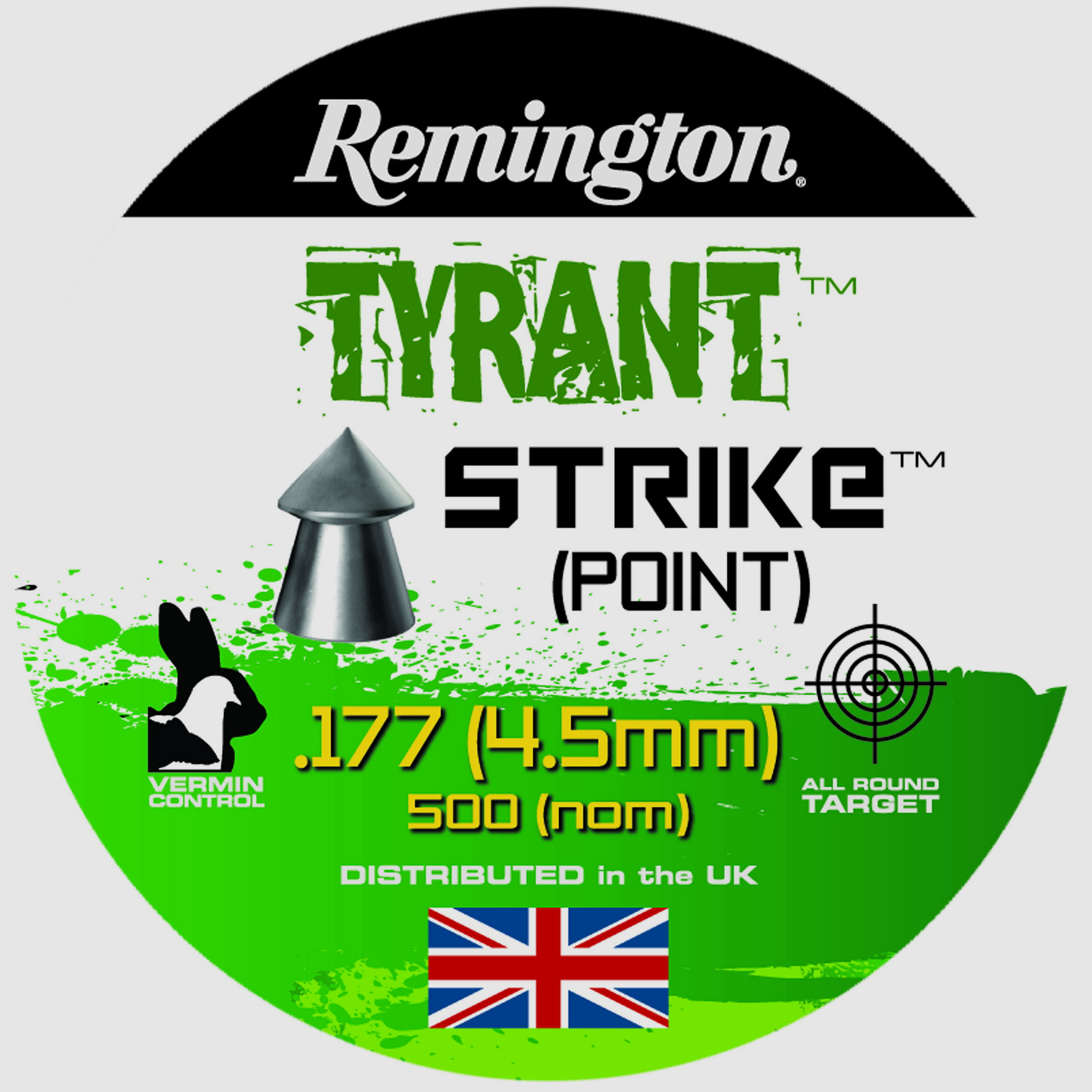 Remington Tyrant Strike Point Cal. .177 / 4,5mm, 500 colpi