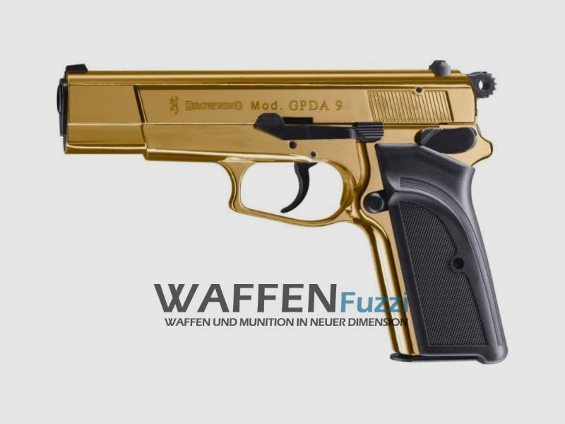 Browning GPDA9 Schreckschusswaffe 9mm Gold Finish
