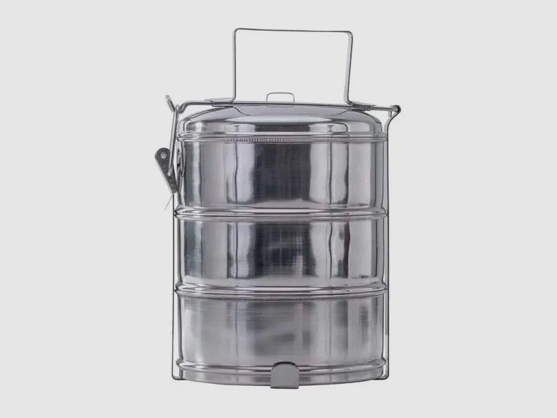 Fox Outdoor Fox Outdoor Speisebehälter 3-teilig silberfarben