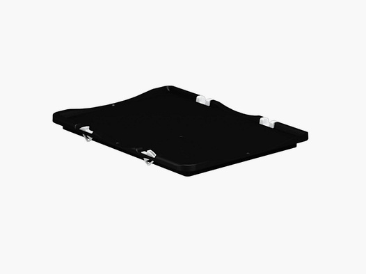 Surplus Systems Couvercle à charnière Euronorm 60 x 40 cm noir