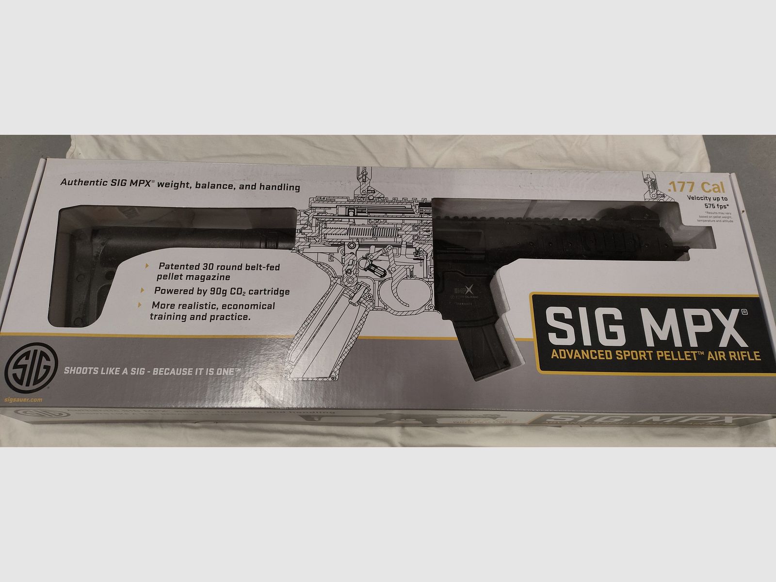 Sig Sauer MPX CO2 geweer