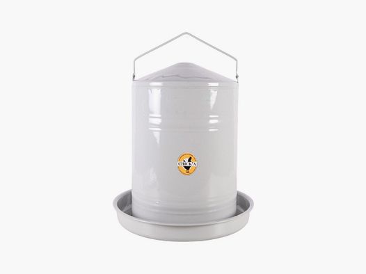 Abbeveratoio in metallo grigio, 20 L