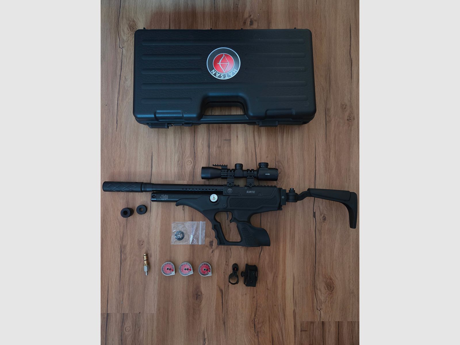 Hatsan Sortie Pistolet à air comprimé 5,5 mm PCP Neuf Comme Neuf