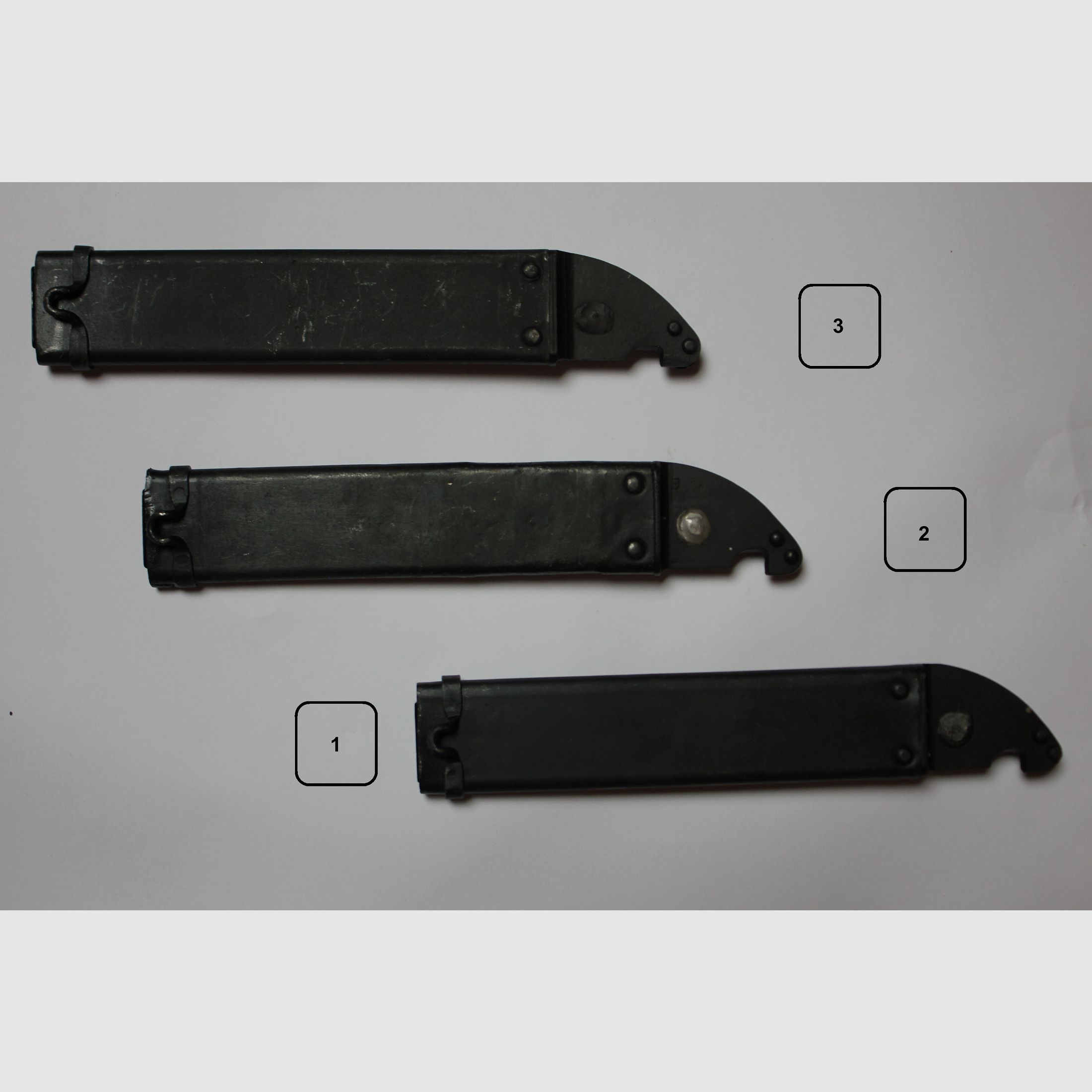 VB Rumänische 6h3 AK Bajonette Kombination frei wählbar (Romanian 6x3 AK Bayonets)