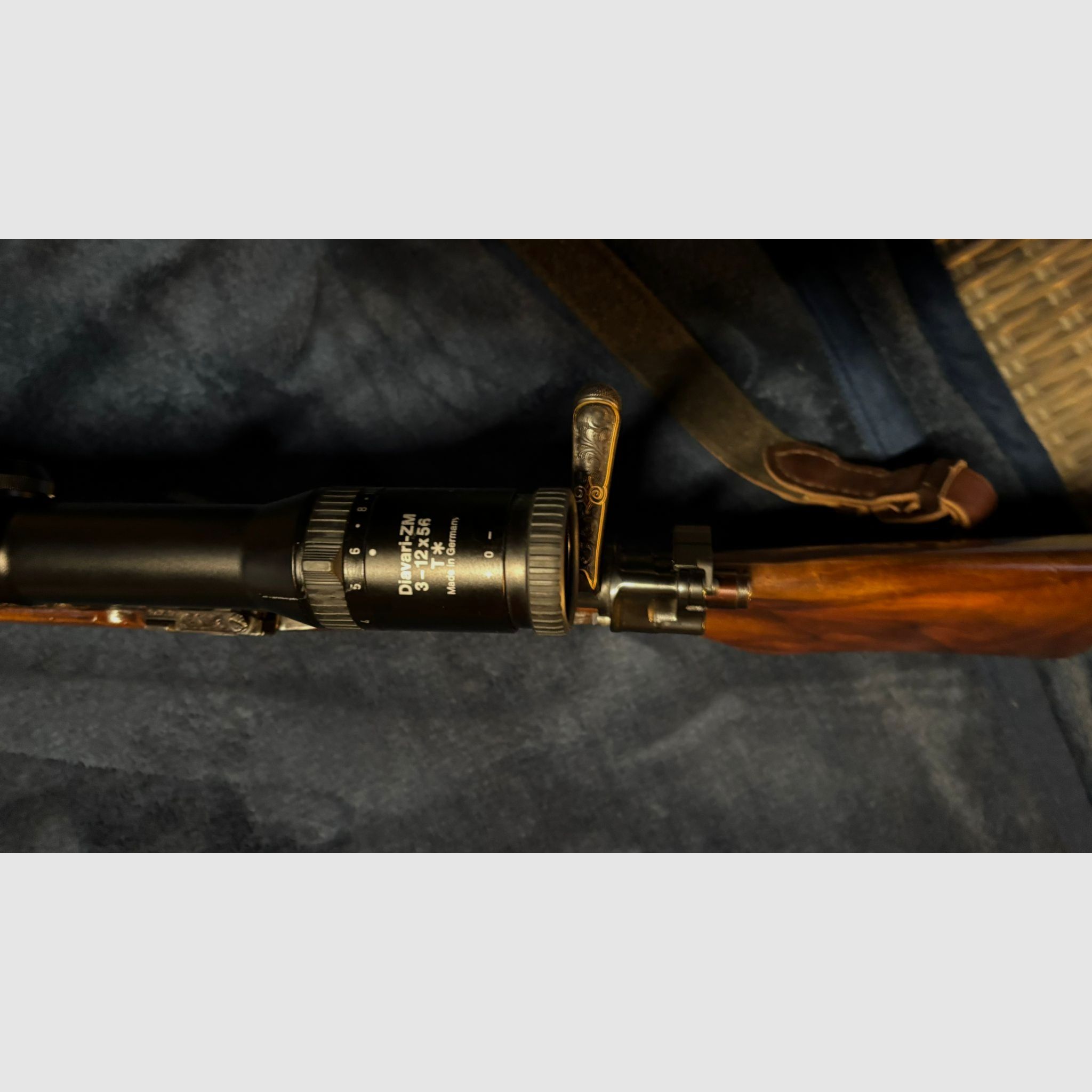 Josef Just Ferlach rifle .375 Holland & Holland