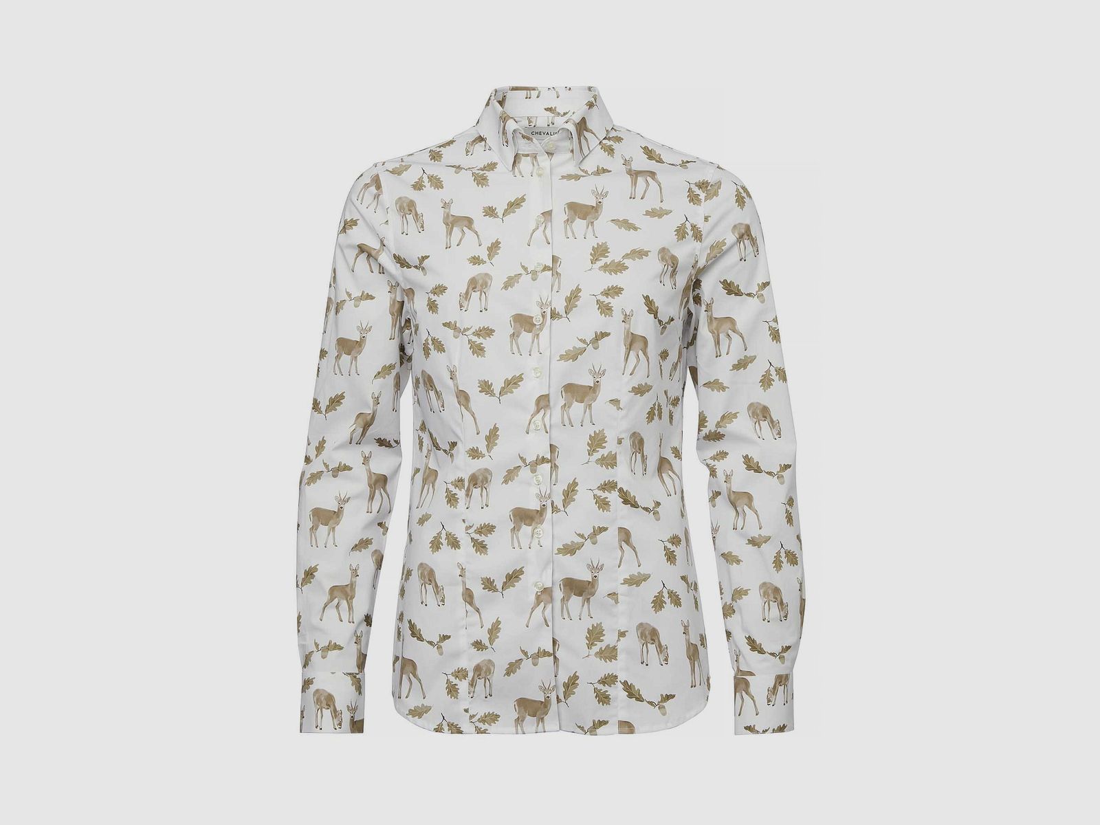 Chevalier Lindsey Contemporary Fit Shirt Oh Deer Brown Kobiety 40W