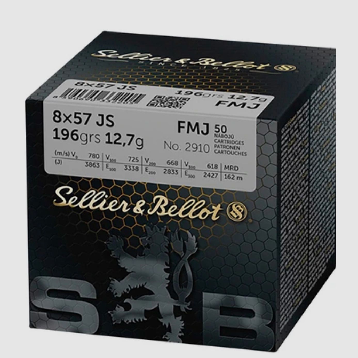 Sellier & Bellot 8x57 IS Vollmantel 12,7g/196grs