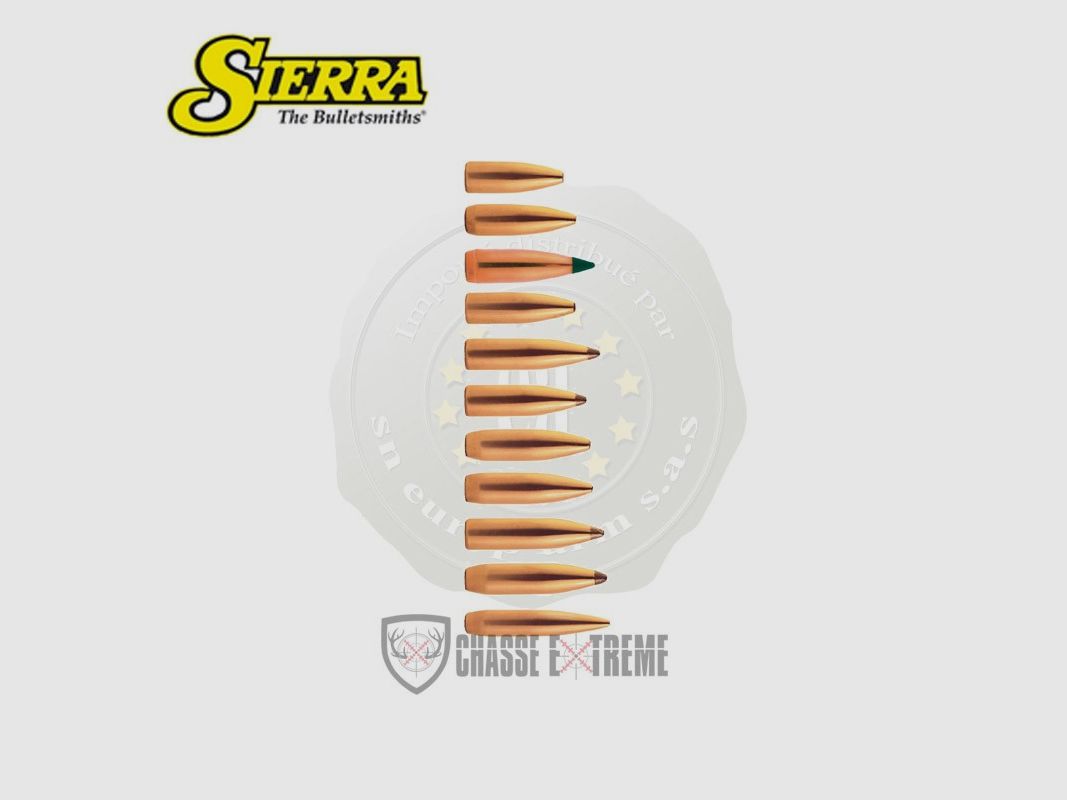 100 Geschosse SIERRA Kal 6 Mm 75gr Hollow Point
