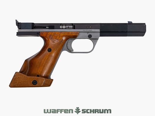 Hämmerli Mod. 230 .22Short, impugnatura da competizione regolabile, mirino sportivo regolabile, lunghezza canna: 6 pollici
