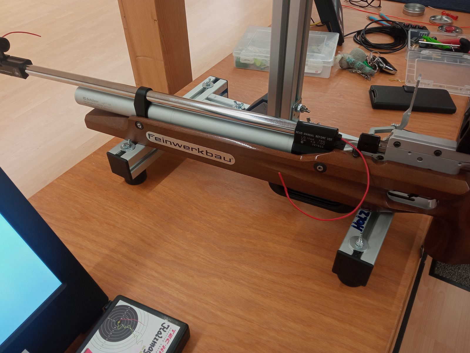 Used air rifle FWB 700 wood.