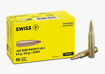 SWISS P .223 Rem HPBT 69grs / 4,5g