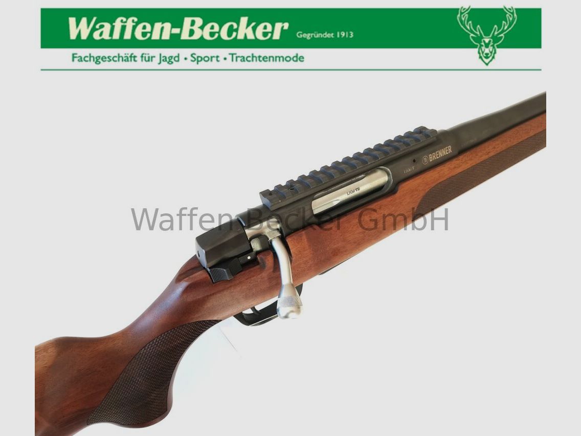 Brenner Brenner BR20 Kal. .308Win. LL:51cm M15x1 mondingsdraad, houten kolf