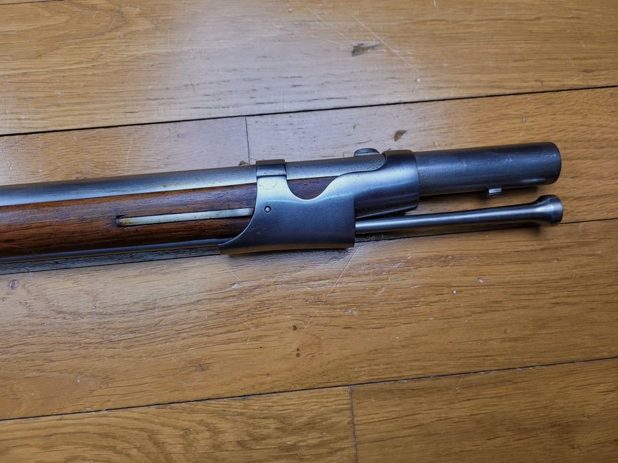 Sehr seltener Infanteriegewehr Modell 1857 – nicht umgebaut Tabatière – Kaiserliche Manufaktur Mutzig – schöne Stempel – TBE+, Bild 10 von 28