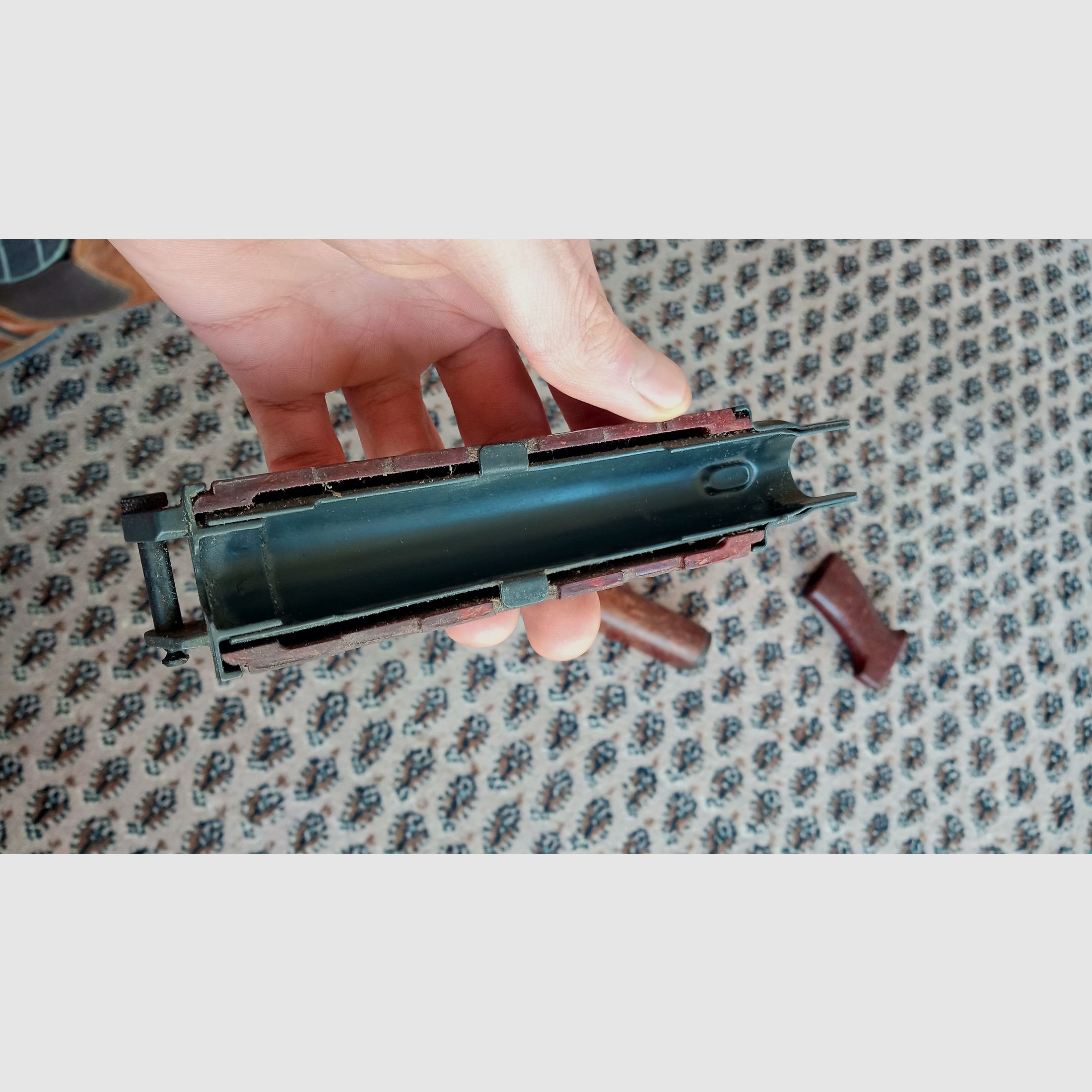 Original VZ.58 "Beaver Barf" Bakelit Handschutz und Griff / auch geeignet für CSA Sporter / Set #3