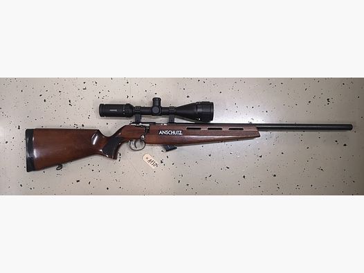 KK-Repetierbüchse Anschütz M1451 Sporter Target Match .22lfb/.22lr / Anschütz ZF HK3026 4-12x44 AO
