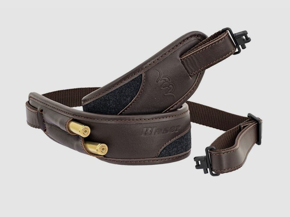 Sangle de fusil Blaser en Loden/Cuir