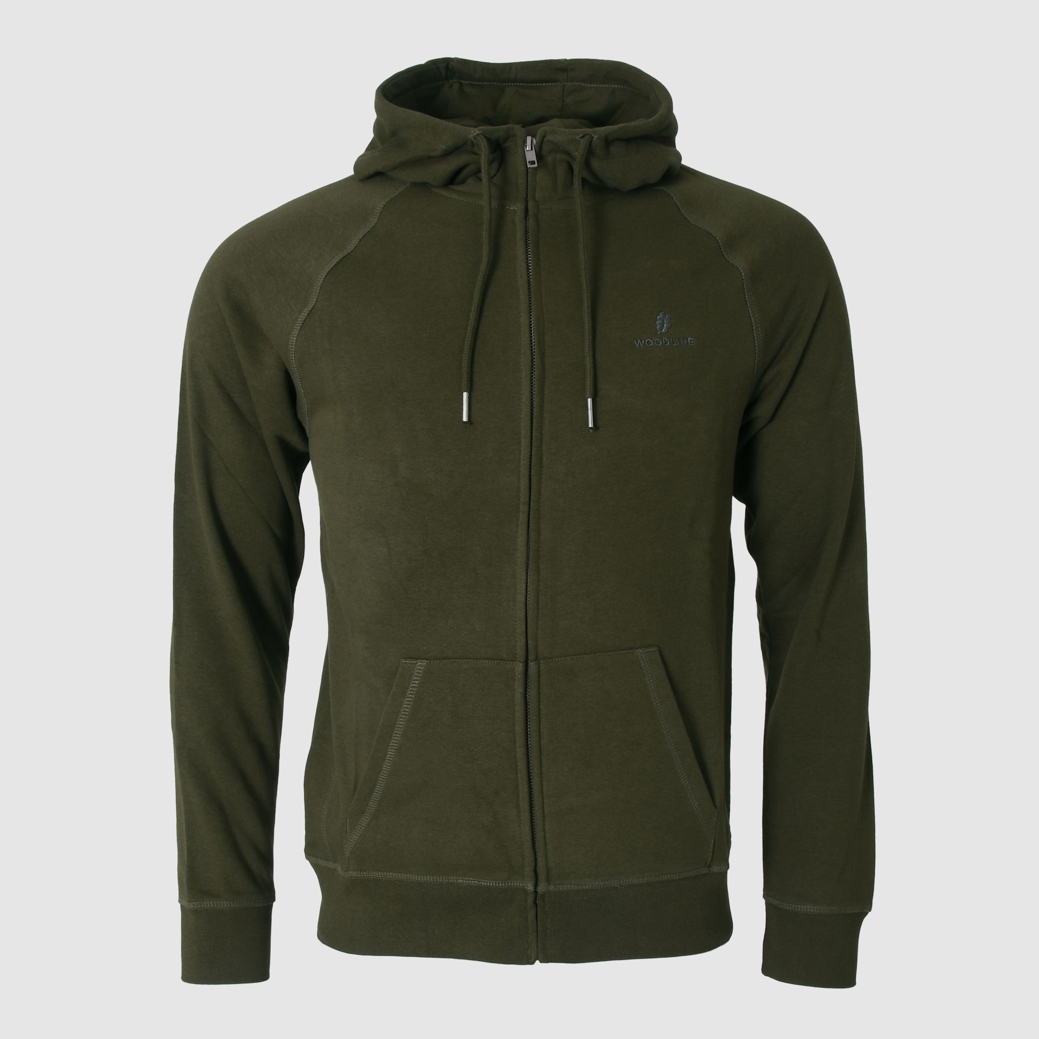 Woodline Zip-Jacke Grün Herren - S