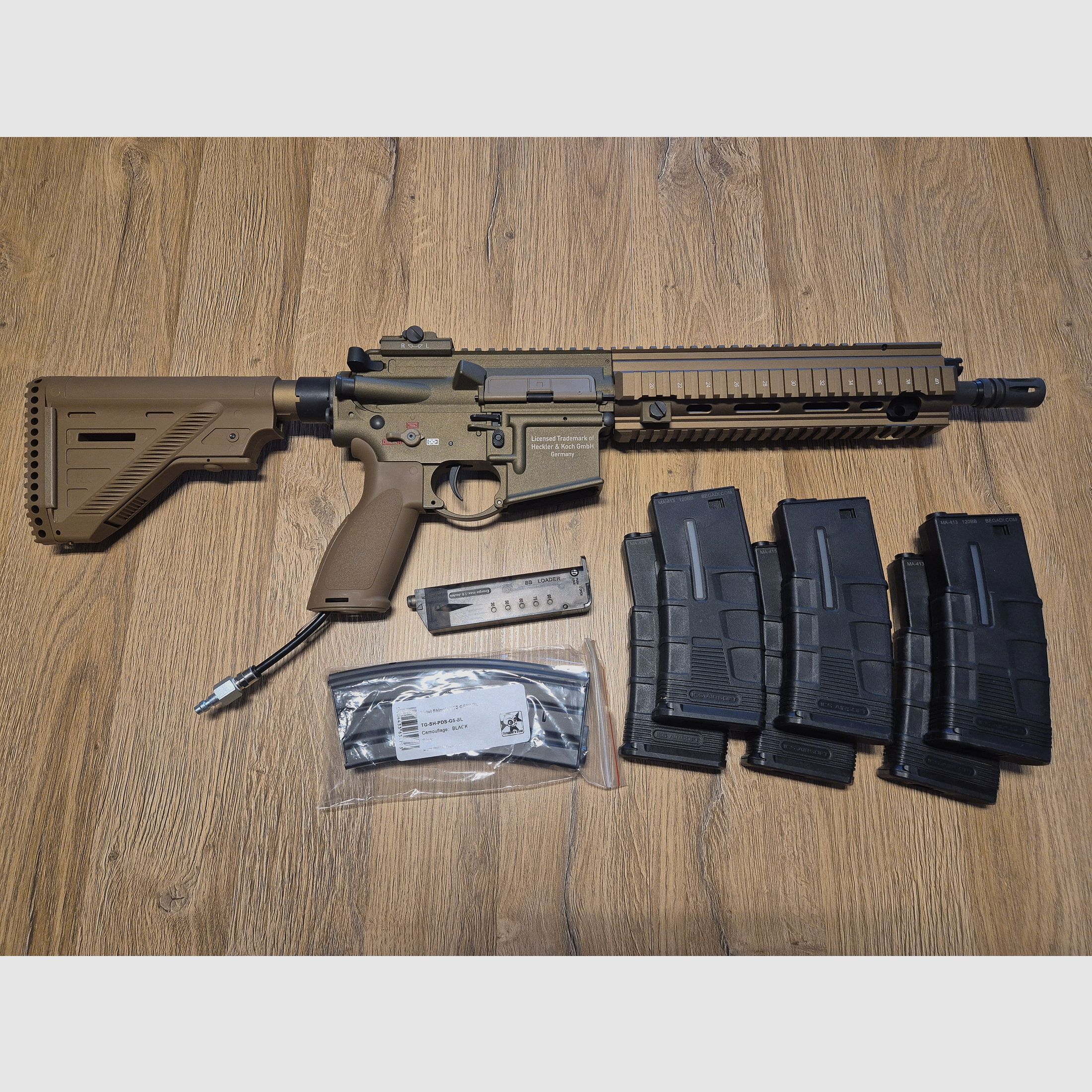 VFC Heckler & Koch HK416 A5 full metal S-AEG 6mm BB, immagine 2 di 6