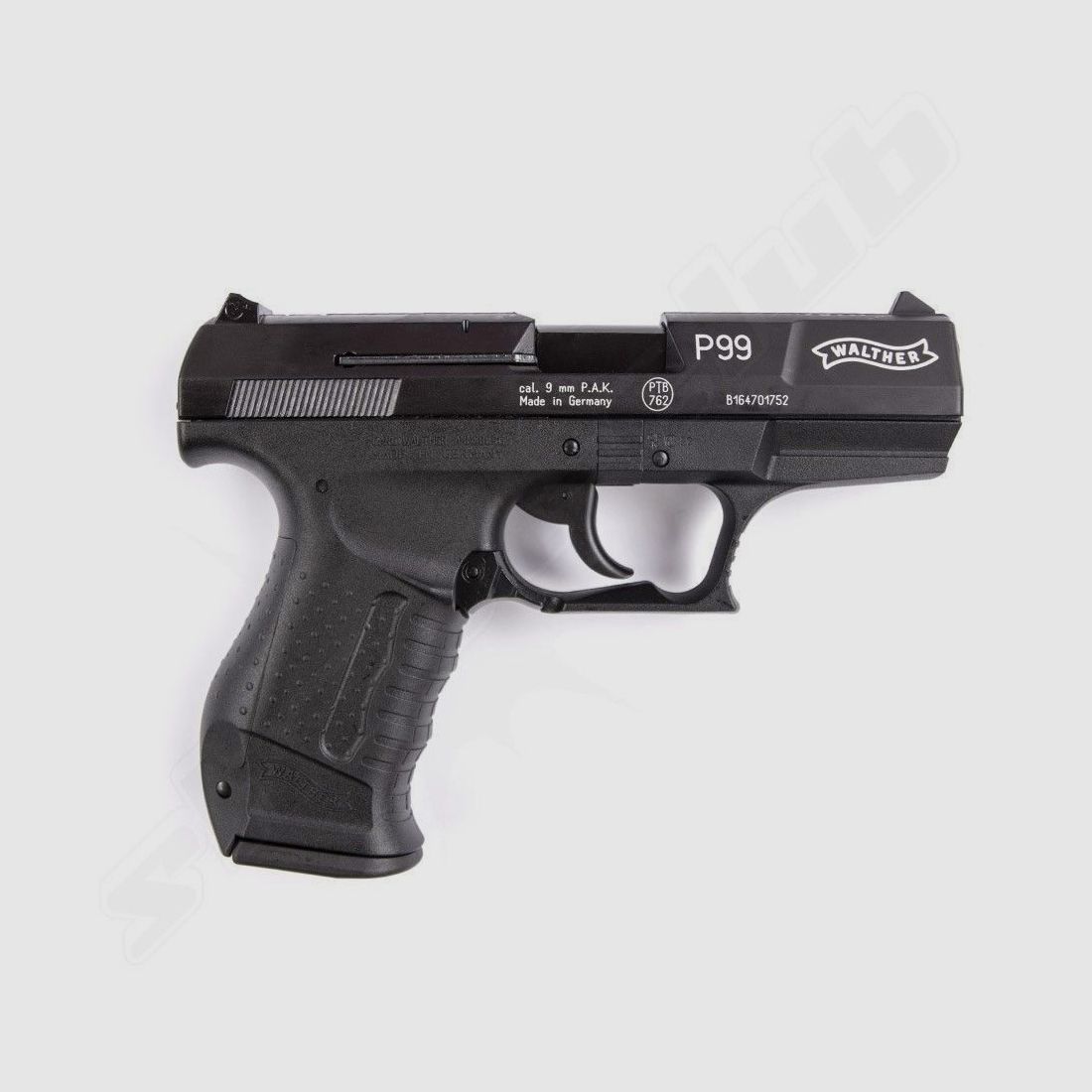 Walther P99 P.A.K. brüniert mit 50 shoot-club Platzpatronen