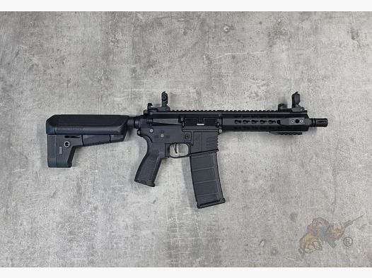 AR15 KeyMod 8 Zoll ALPHA Vollmetall ETU Vollmetall Delta Armory Schwarz S-AEG Airsoft Gewehr Frei ab 18 Jahren