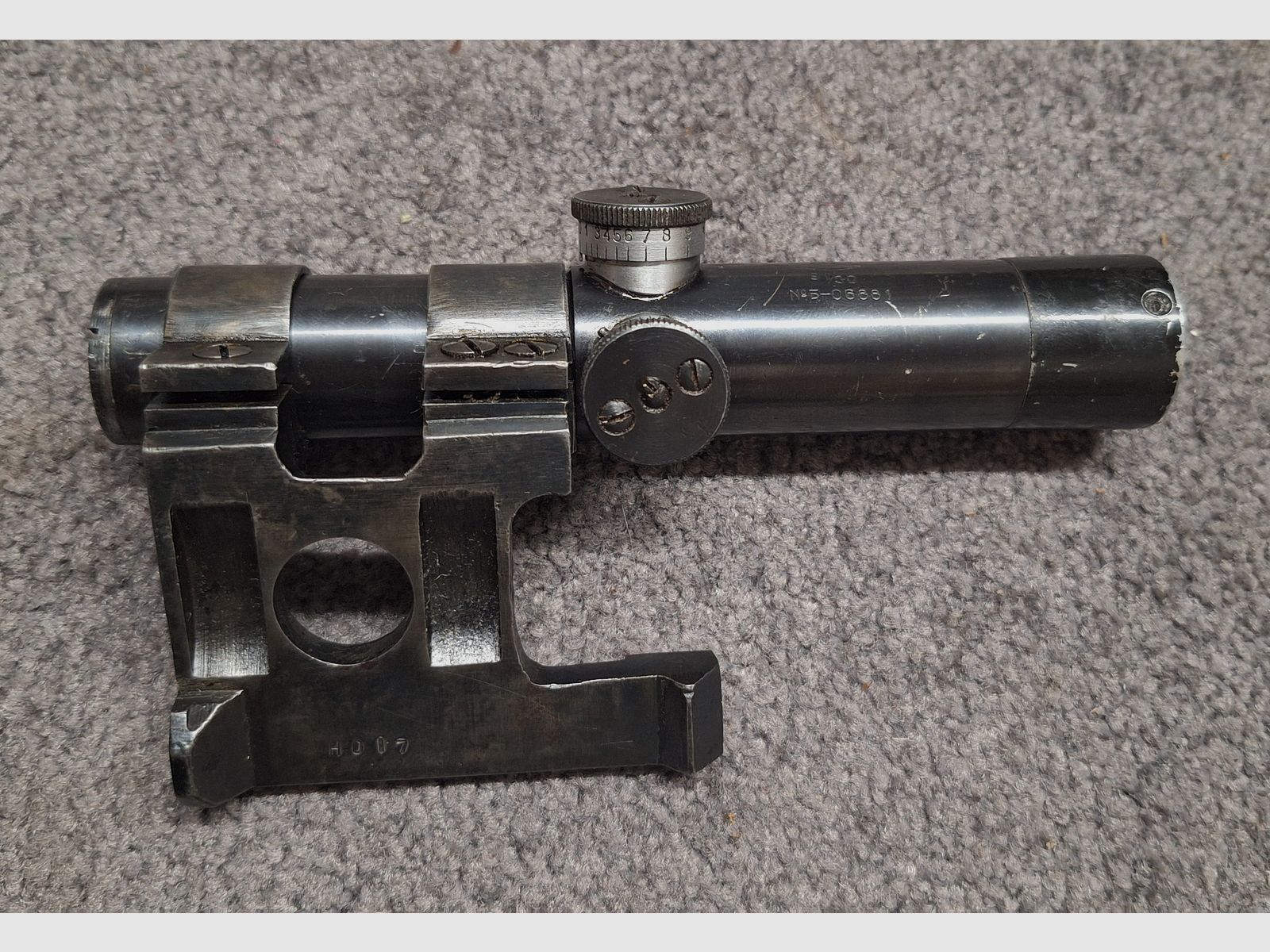 Mosin Nagant 91/30 PU scope with side mount no SVT 40 Tokarev