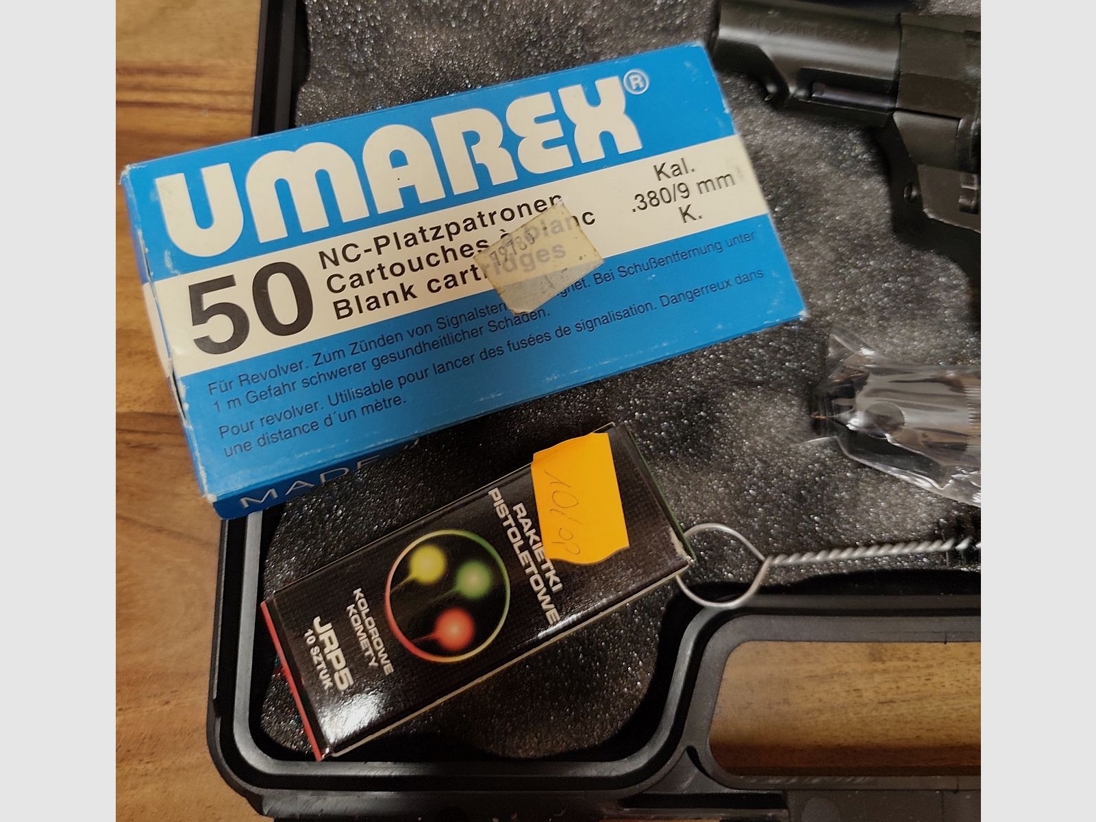 Röhm RG 89 PTB 451 schwarz brüniert + Umarex Munition + Pyro