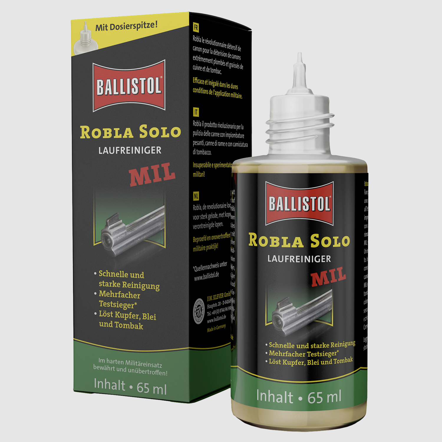 Ballistol Robla Nettoyant pour canons 65ml