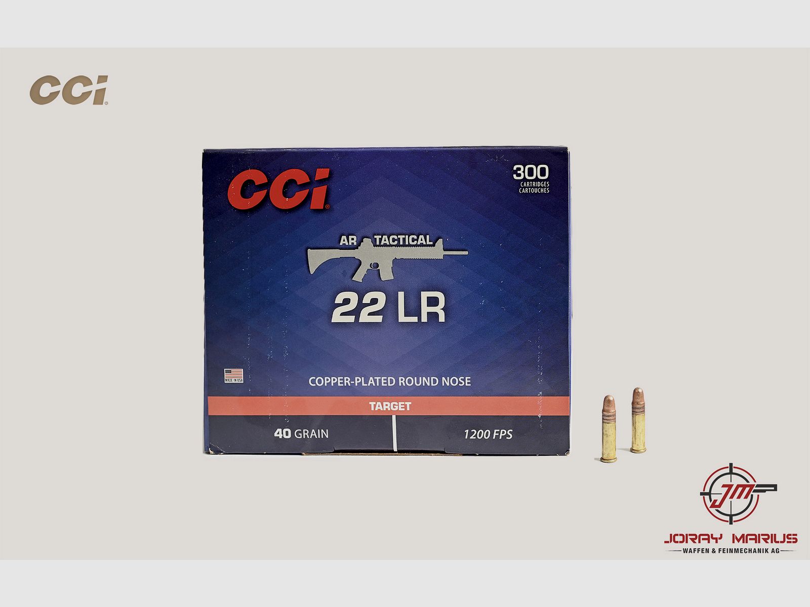 .22lr CCI AR Tactical 40gr – 300 cartucce