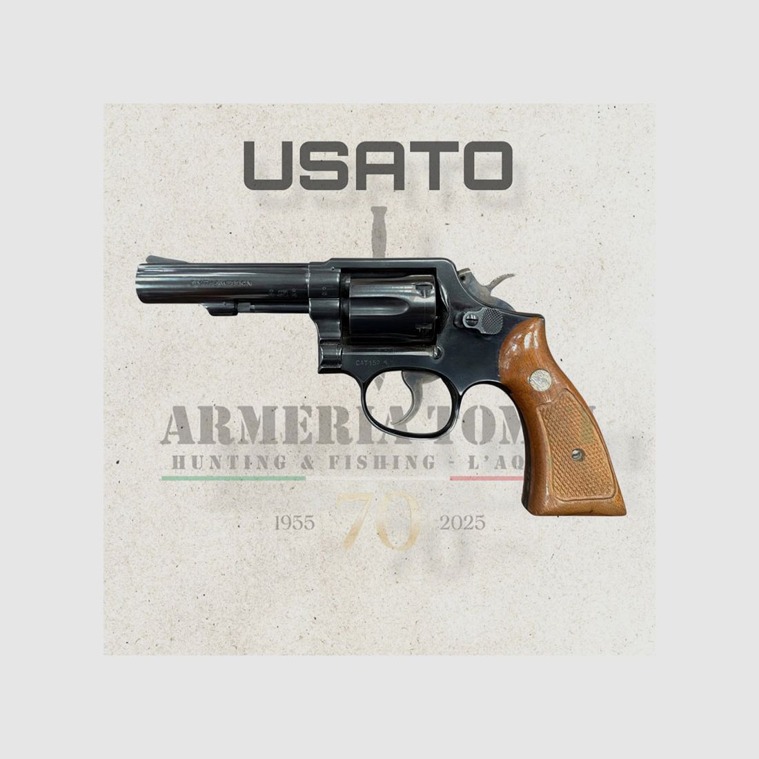 USED – REVOLVER – SMITH & WESSON MOD. 10-8 | 4" cal. 38 SPECIAL, image 1 of 3