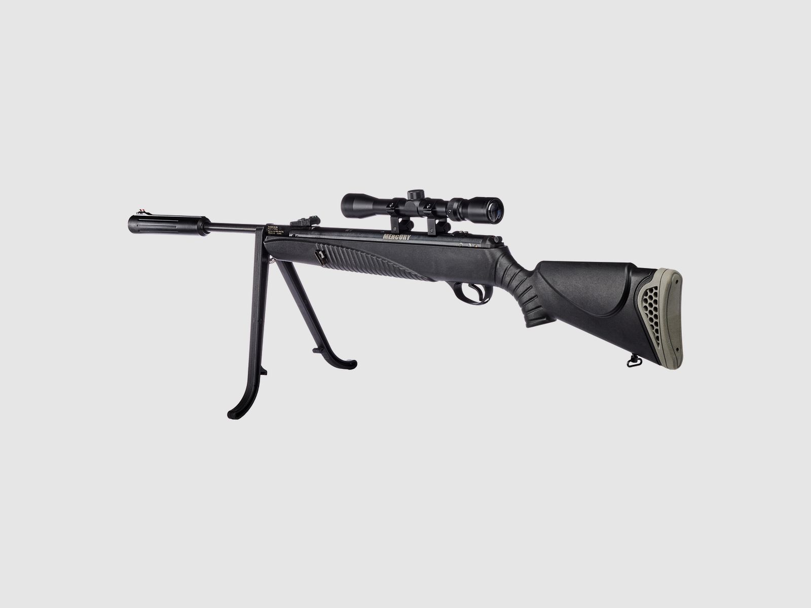 Set de carabine à air Mercury Luftgewehr 85 XTac, cal. 4,50